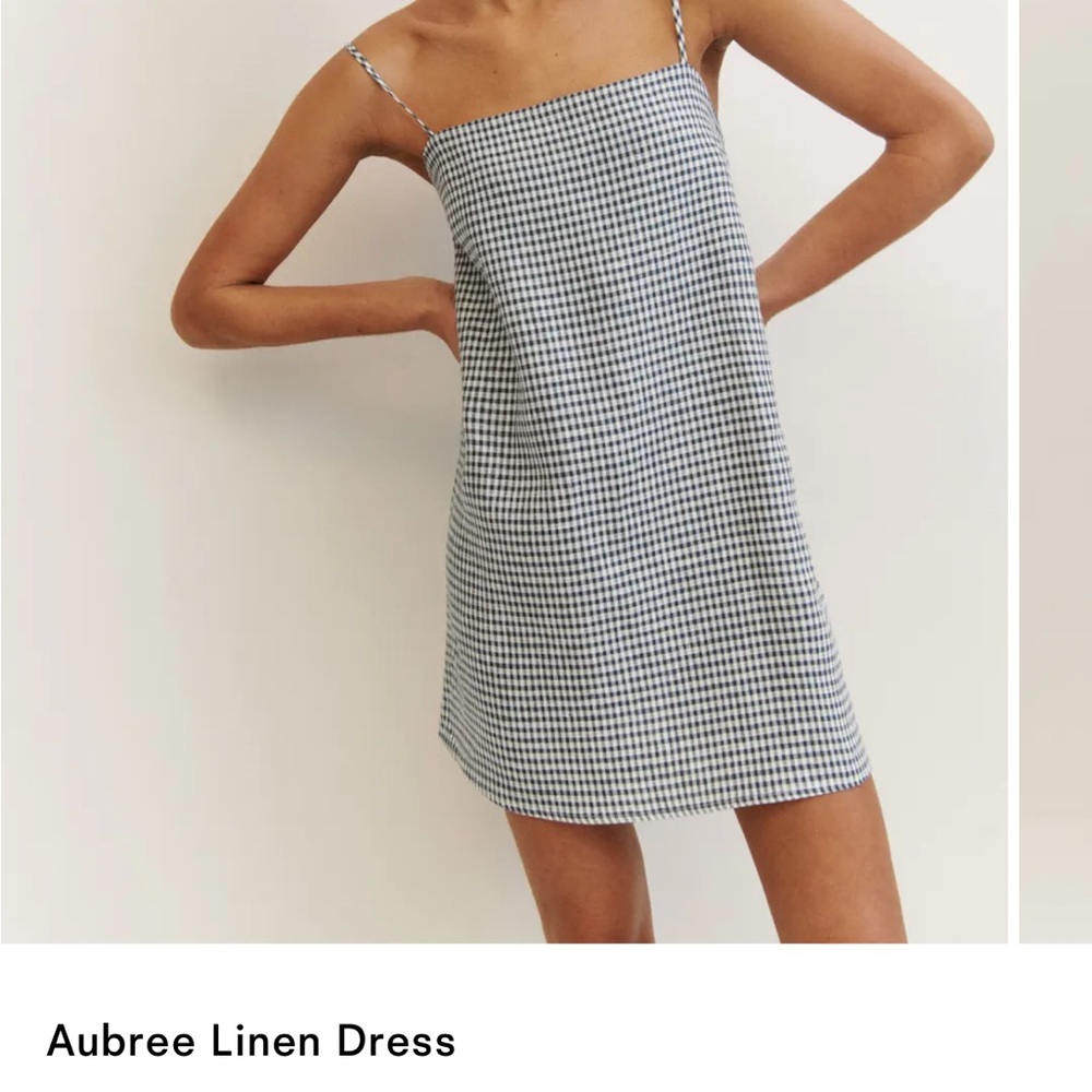 Reformation Gingham Mini Dress